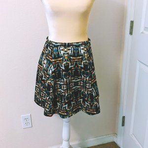 Lily Rose Geometric Print Skirt